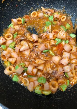 Foto resep Sambal Cumi pete