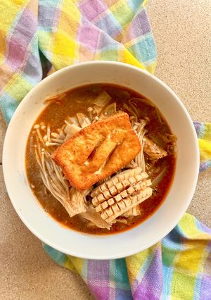 Foto resep Kembang Tahu Kuah Sop Saudara