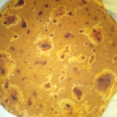 A picture of Pumpkin brown chapati.