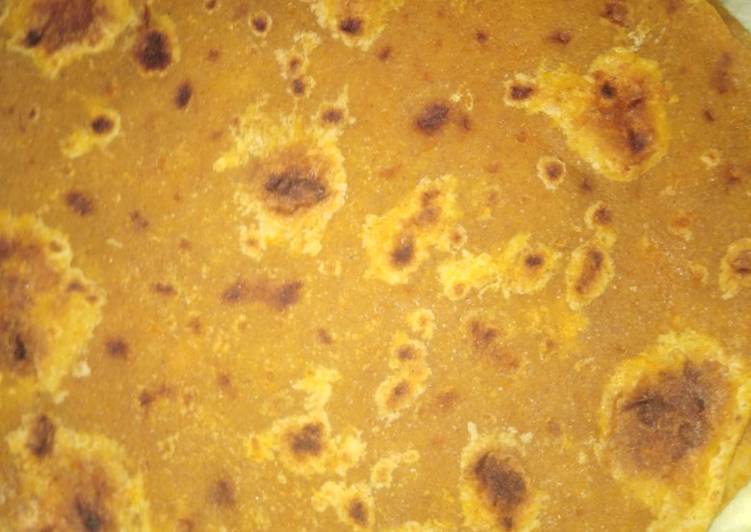 Recipe of Favorite Pumpkin brown chapati