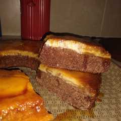 Una foto de Chocoflan TORTA IMPOSIBLE