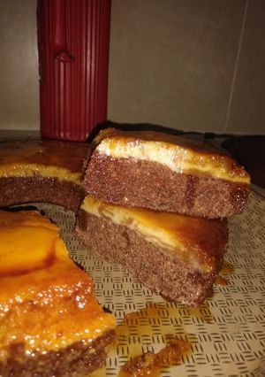 Una foto de Chocoflan TORTA IMPOSIBLE