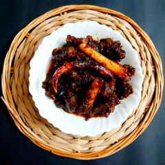 A picture of Laal Maas (Mutton / Chevon).