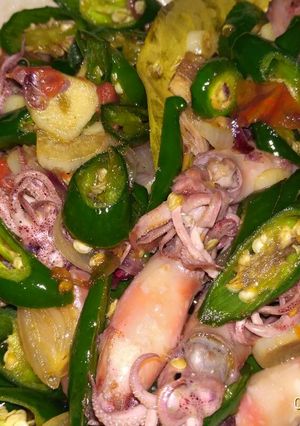 Foto resep Cumi asin cabe ijo