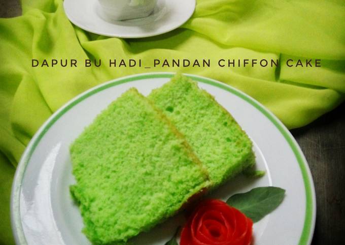 Resep Pandan Chiffon Cake Oleh Bu Hadi Cookpad