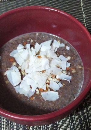 Una foto de Pudín de Chía y Chocolate 🍮🍫