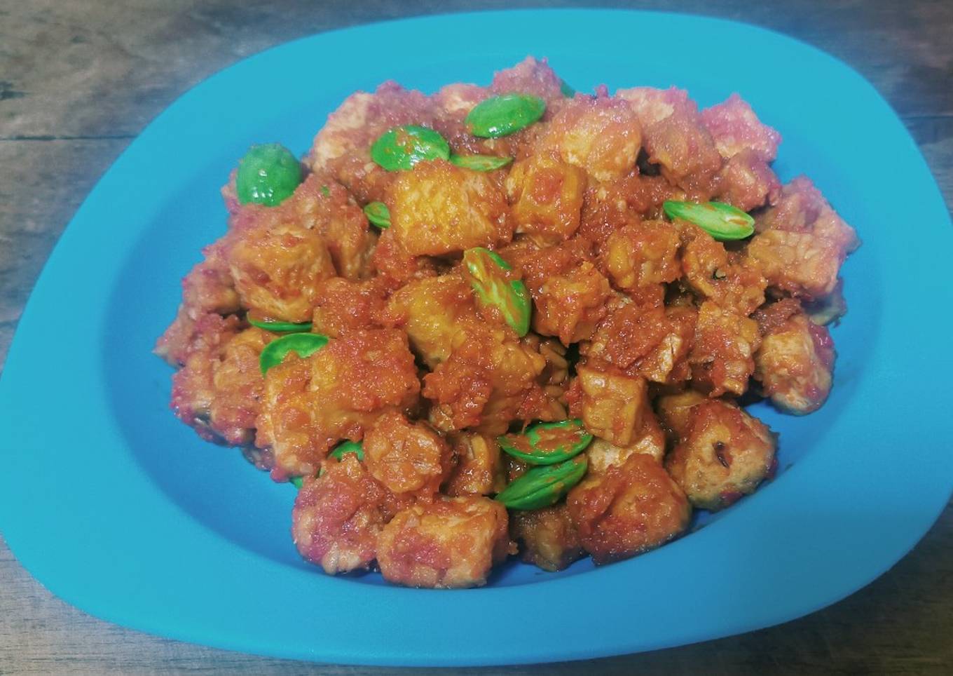 Sambel Goreng Tahu Tempe Petai