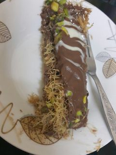 صورة لوصفة الكنافه بالنوتيلا