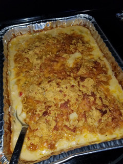 A picture of Easy Cheesy Hashbrown Potato Casserole.