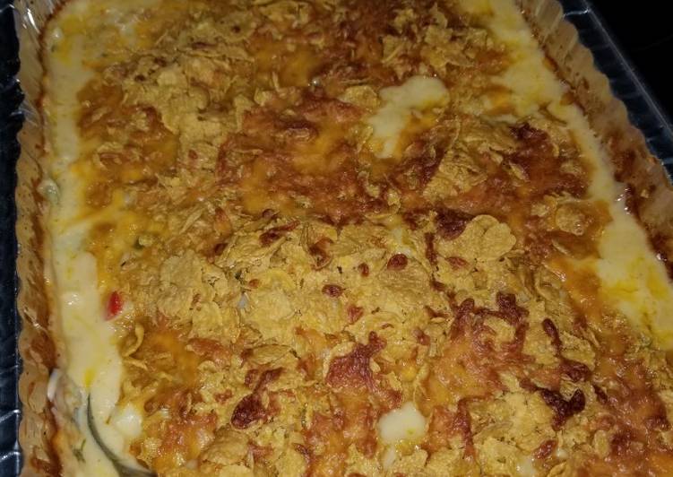 Get Breakfast of Easy Cheesy Hashbrown Potato Casserole