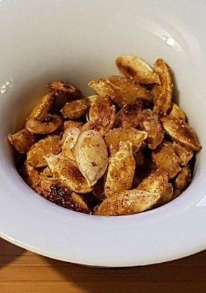 Une photo de Graines de citrouilles caramélisées
