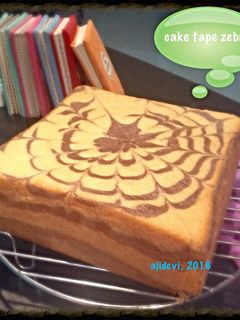 Foto resep Cake tape zebra