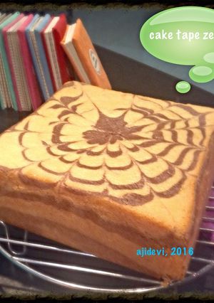 Foto resep Cake tape zebra