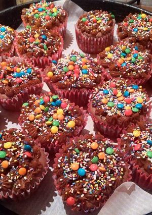 Una foto de Cupcakes de chocolate