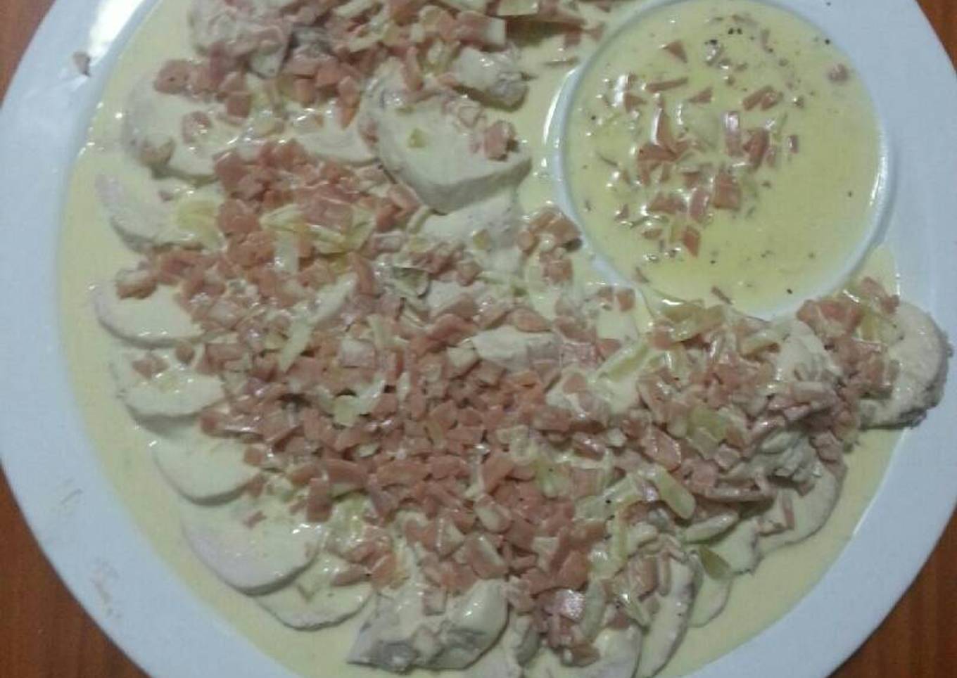 Pechugas de Pollo rellenas (cordon Blue) a mi estilo