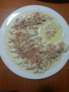 Una foto de Pechugas de Pollo rellenas (cordon Blue) a mi estilo