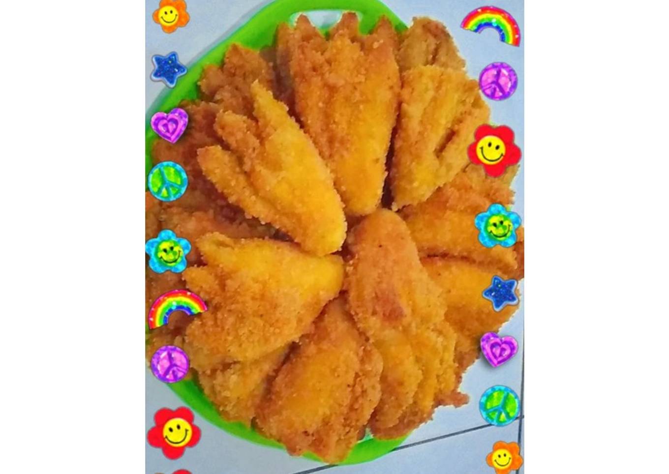 Pisang goreng tepung roti