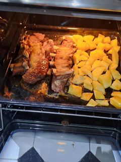 Una foto de Asado con papas al horno (y algún secretito)