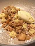 Crumble de Maçã com Marmelo