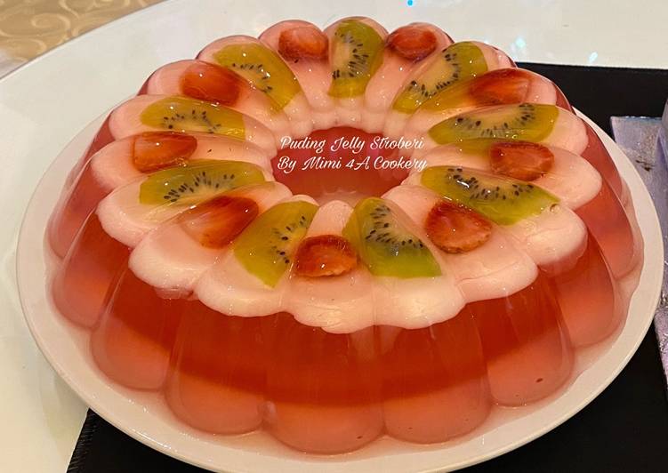 5 Resep: Puding Jelly Stroberry Anti Gagal!