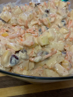 A picture of Apple salad.