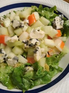 Una foto de Ensalada de Melón y Roquefort