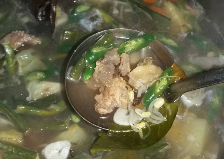 Resep Sayur Asem Tetelan (Bumbu Iris Simple) #bikinramadhanberkesan #kamismanis #7 Anti Gagal