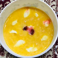Mango mousse !!! A picture of Mango mousse !!!.