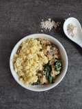 Bubur Oatmeal telur orak arik