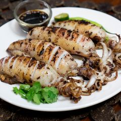 A picture of Juicy Grilled Stuffed Squid.