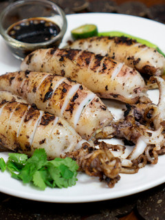 A picture of Juicy Grilled Stuffed Squid.