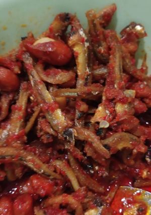 Foto resep Teri kacang balado