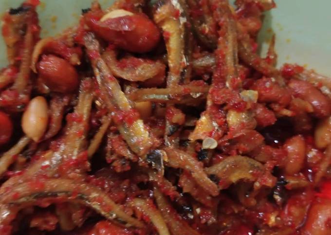 Resep Teri Kacang Balado Oleh Cherry Purple Ii Cookpad