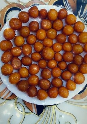 صورة لوصفة عوامه او لقمة القاضي 👌 بطريقتي الخاصه 🤗