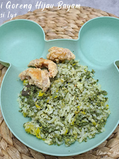 Foto resep Mpasi 1y+: Nasi Goreng Hijau Bayam