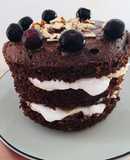 Torta individual al microondas: rica, rápida y saludable🎂