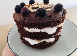 Una foto de Torta individual al microondas: rica, rápida y saludable🎂