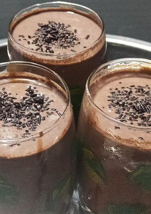 A picture of Chochlate milkshake.