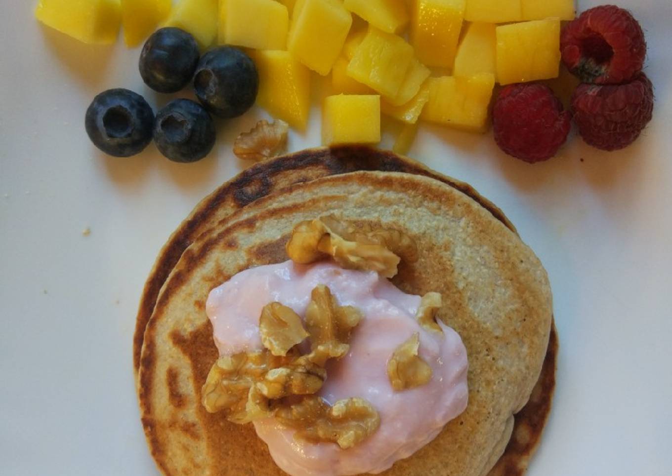 Tortitas de avena y plátano