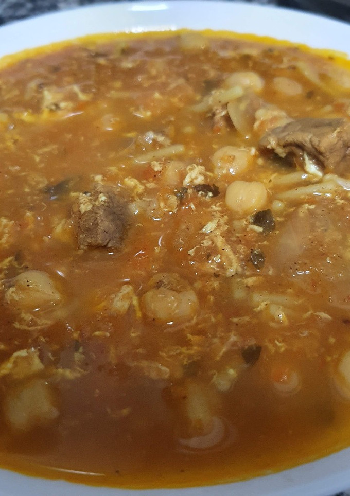Una foto de Harira (sopa de Marruecos) 🇲🇦