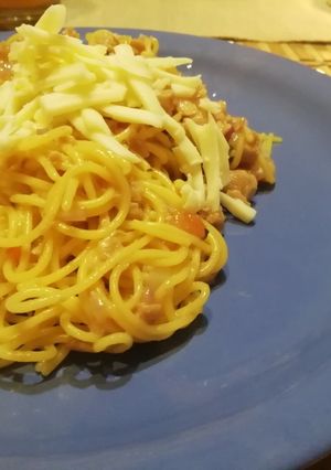 VEGÁN tészta hamis tonhallal recept fotója