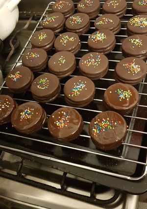 Una foto de Alfajores caseros
