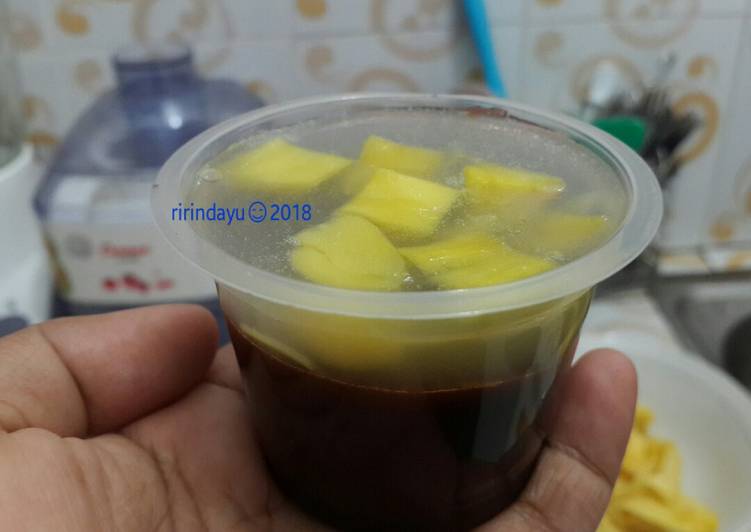 Jelly coklat nangka