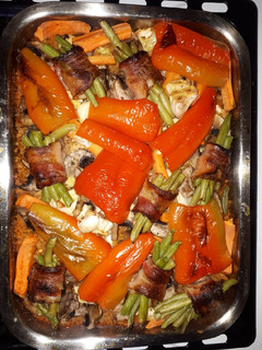 Paradicsomos- zöldséges bulgur recept fotója