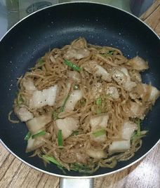 củ cải xào thịt