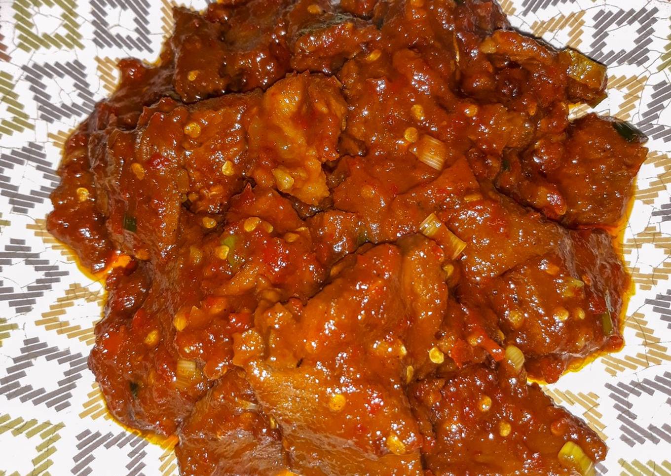 Daging Sapi Sambal Rica