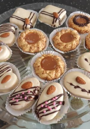 Une photo de Sablés au flan caramel