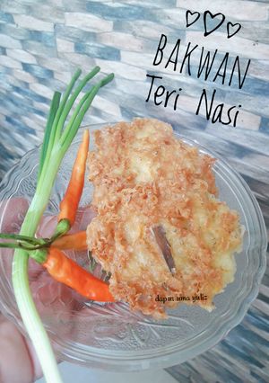 Foto resep Bakwan Teri Nasi #ResepPertamku#