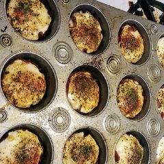 A picture of Keto Ham and egg cups.