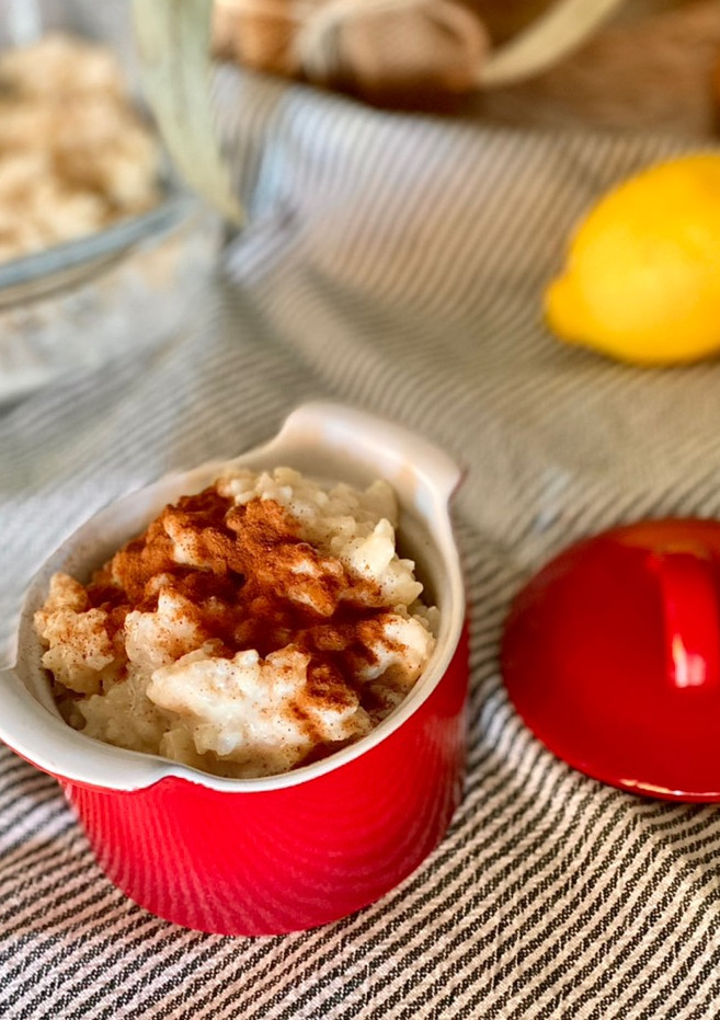 Una foto de Arroz con leche sin azúcar en microondas